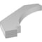 Ekena Millwork 3 1/2-in. W x 32-in. D x 36-in. H Imperial Architectural Grade PVC Knee Brace BRCP035X32X36IMP - alternate 4